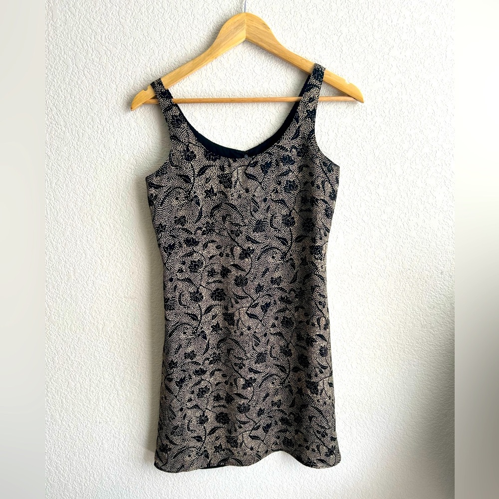Vintage 90s Printed Mini Dress